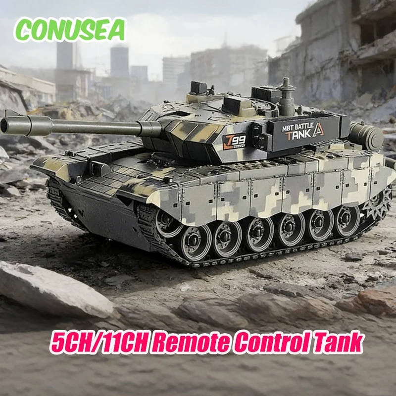 Tanque a control remoto todoterreno eléctrico de batalla RC - imagen 3