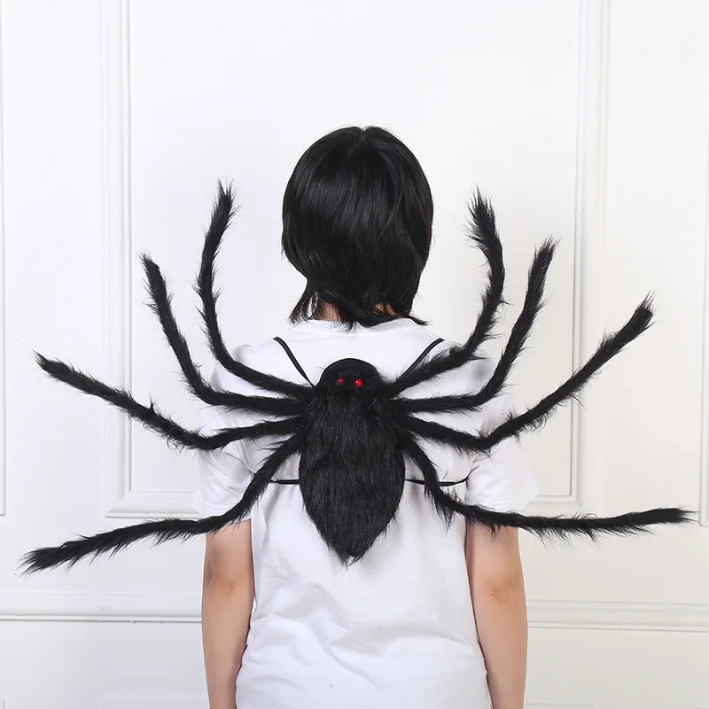 Bolsa dulces Halloween araña peluche gigante infantil - imagen 2