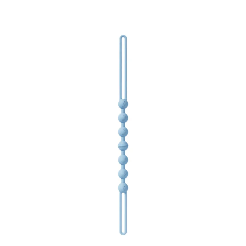 Clip para chupete de silicona y madera con soporte de cadena - imagen 4