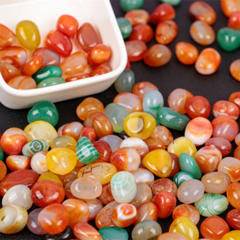 Piedras decorativas de ágata natural para acuarios y terrarios - imagen 3