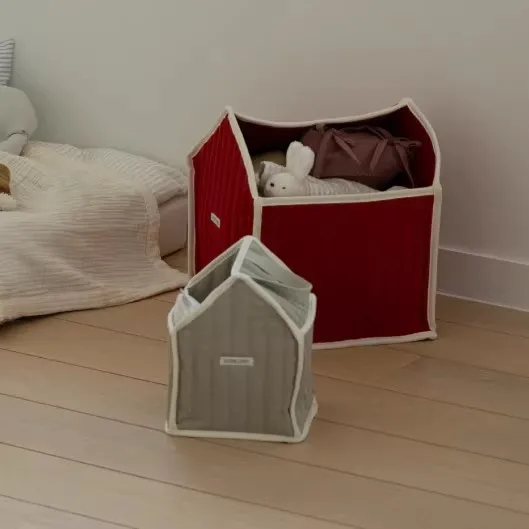 Cesta de almacenamiento de algodón para ropa y juguetes de bebé - imagen 2