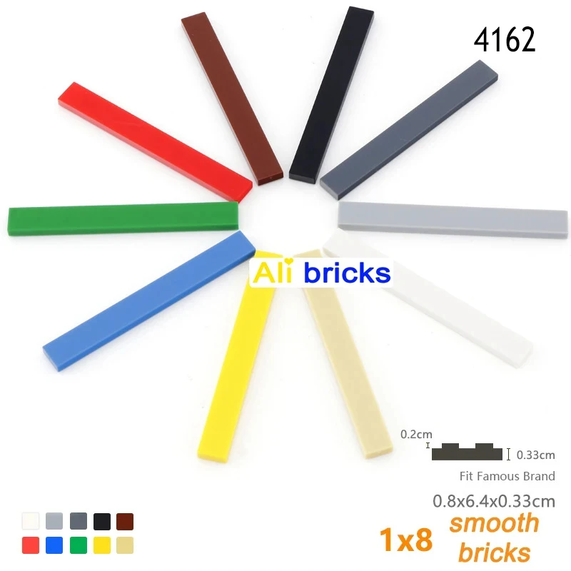 Kit de ladrillos de construcción para niños – Bloques lisos - imagen 3