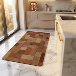 Alfombra de baño de cáñamo antideslizante, secado rápido y lavable