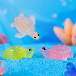 Tortugas miniatures luminosité de resina - 10 piezas decorativas para habitación infantil