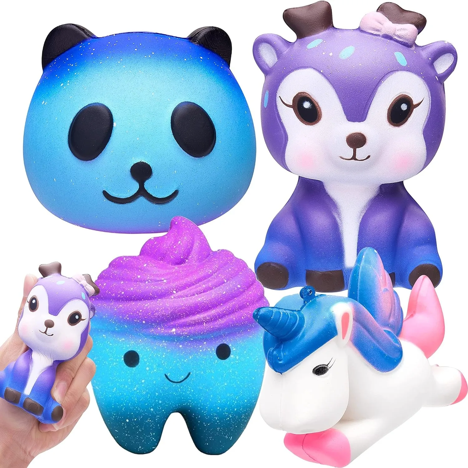 Juguete antiestrés blando de unicornio y gatito para niños - imagen 4
