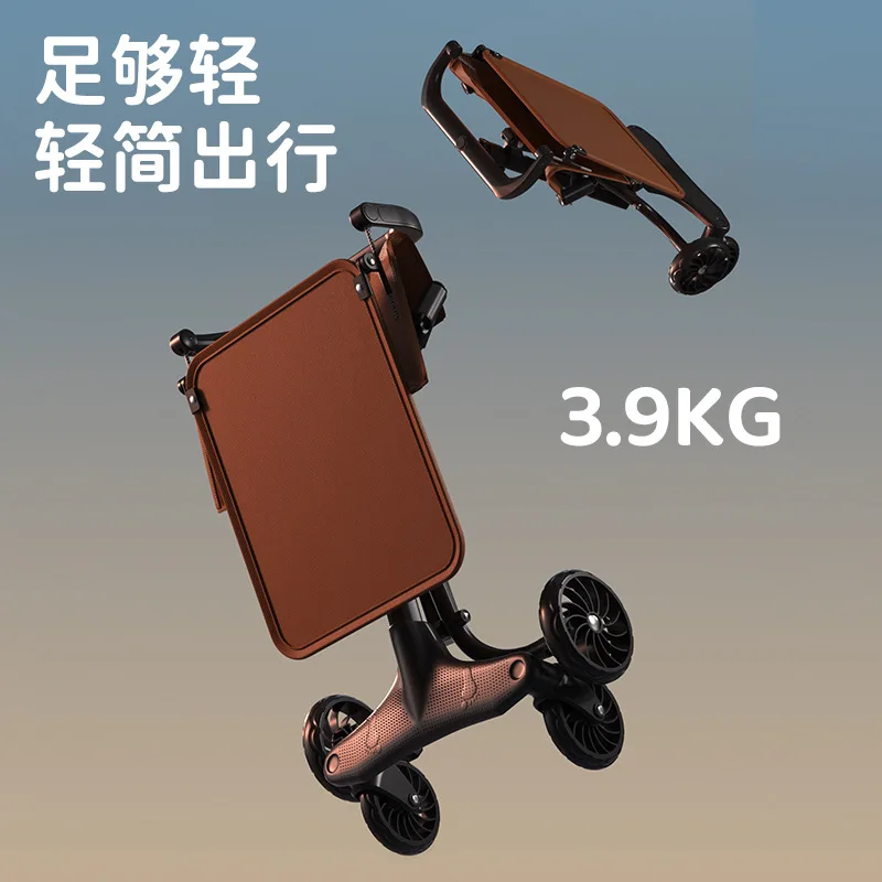 Cochecito de paraguas plegable ligero para niños, coche de bolsillo - imagen 2