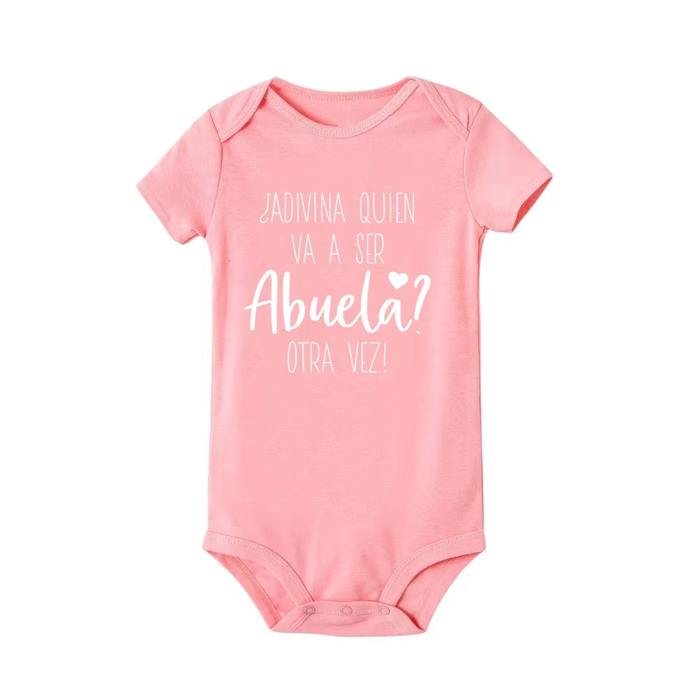 Bodys para anunciar embarazo, ropa de bebé, regalo destinado a abuela - imagen 3