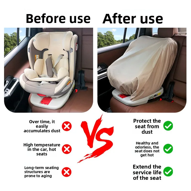 Funda para silla de auto bebé impermeable y con protección solar - imagen 4