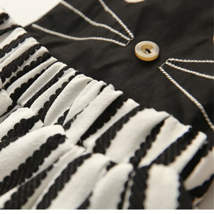 Vestido de verano para niña con tirantes y estampado gatos - imagen 5
