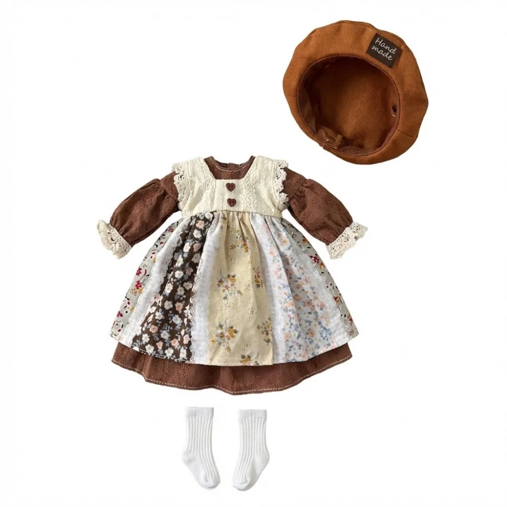 Conjunto de ropa para muñeca 1/6 – Vestido y sombrero - imagen 3