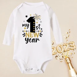 Body bebé manga larga para Año Nuevo en invierno