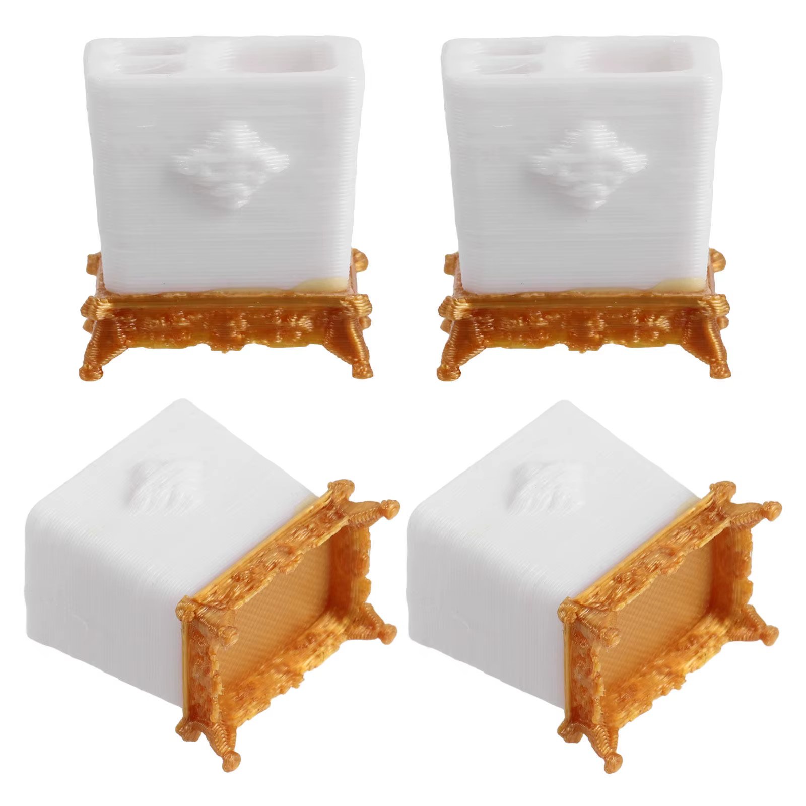 Portacepillos dentales para casa de muñecas – accesorios baño - imagen 3