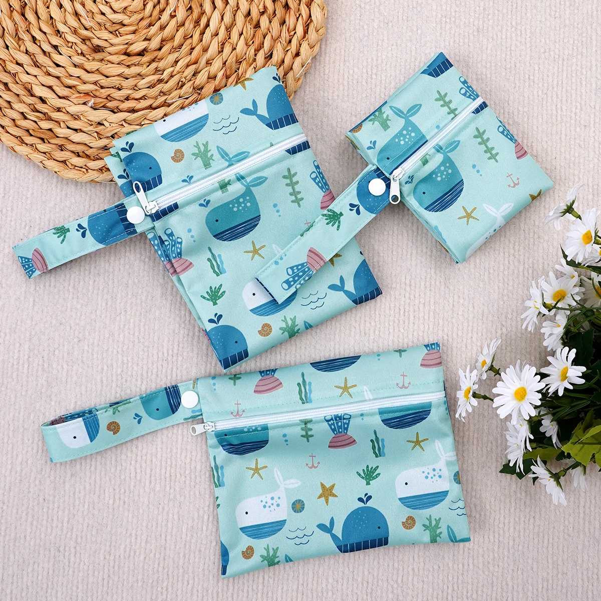Bolsa de pañales lavable reutilizable para bebé – Viaje cómodo - imagen 5