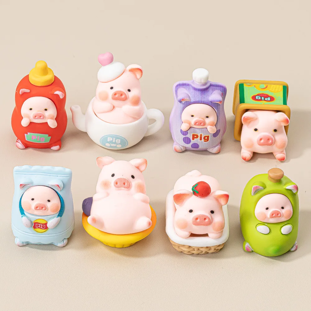 Figuras de cerditos coleccionables para jugar en granja - imagen 5