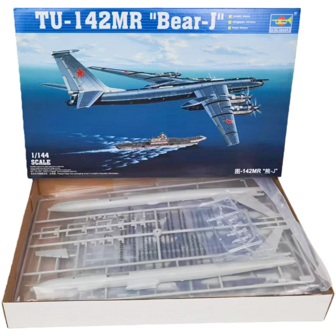 TRUMPETER TU-142MR Bear-J modelo de avión para montar