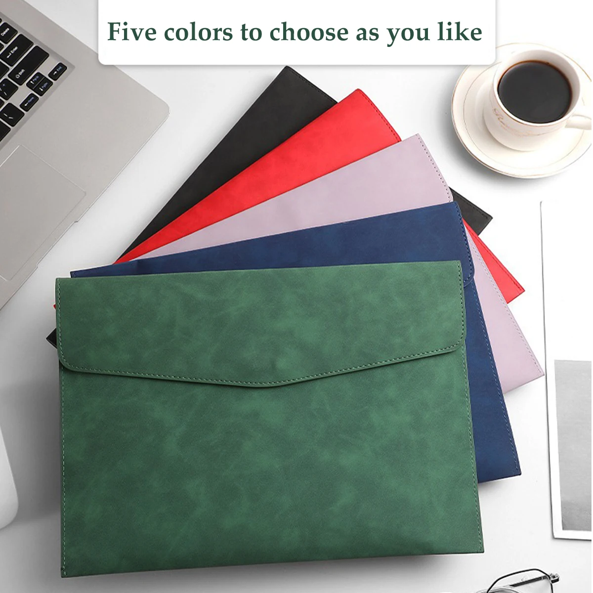 Bolsa de cuero impermeable para documentos A4 y A5 - imagen 4