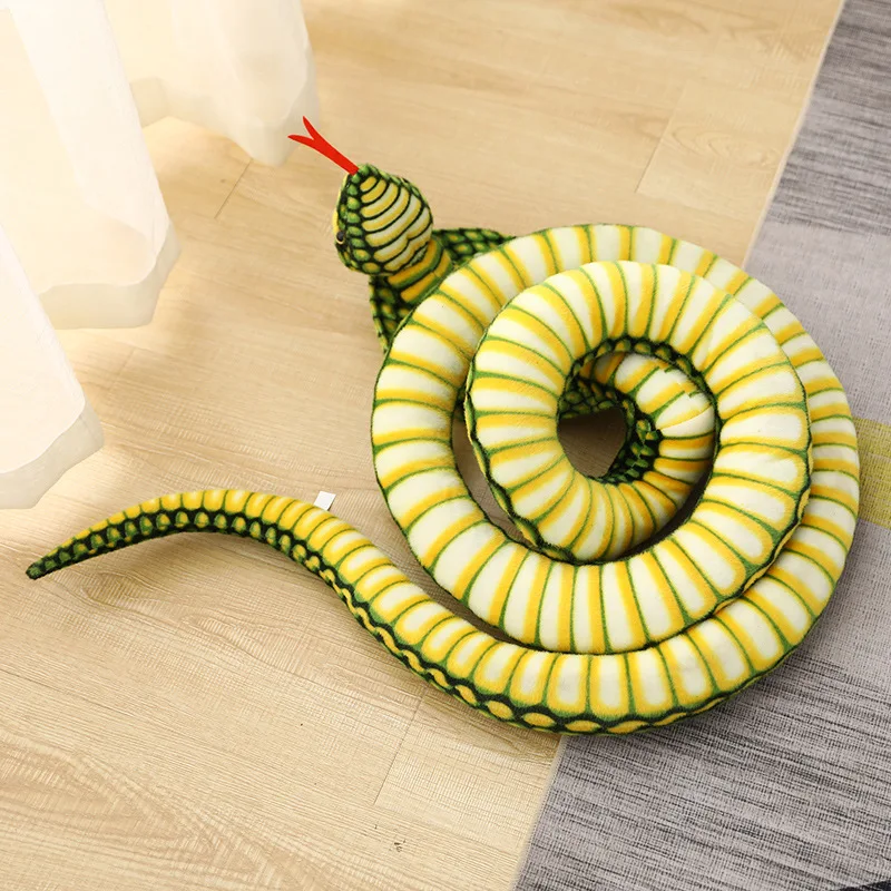 Peluche cobra colorido y suave para niños - imagen 3