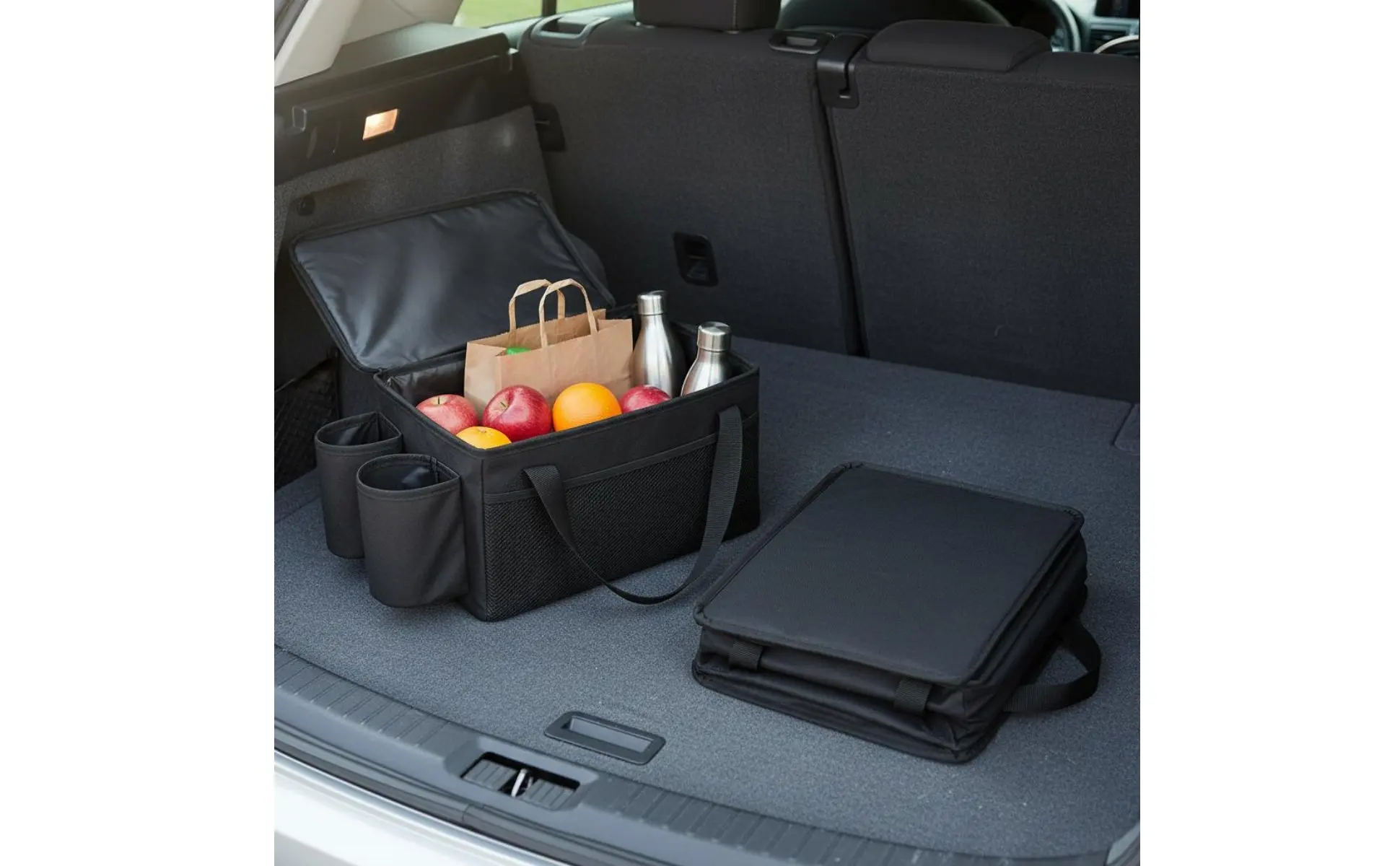 Organizador plegable con asas para transporte
