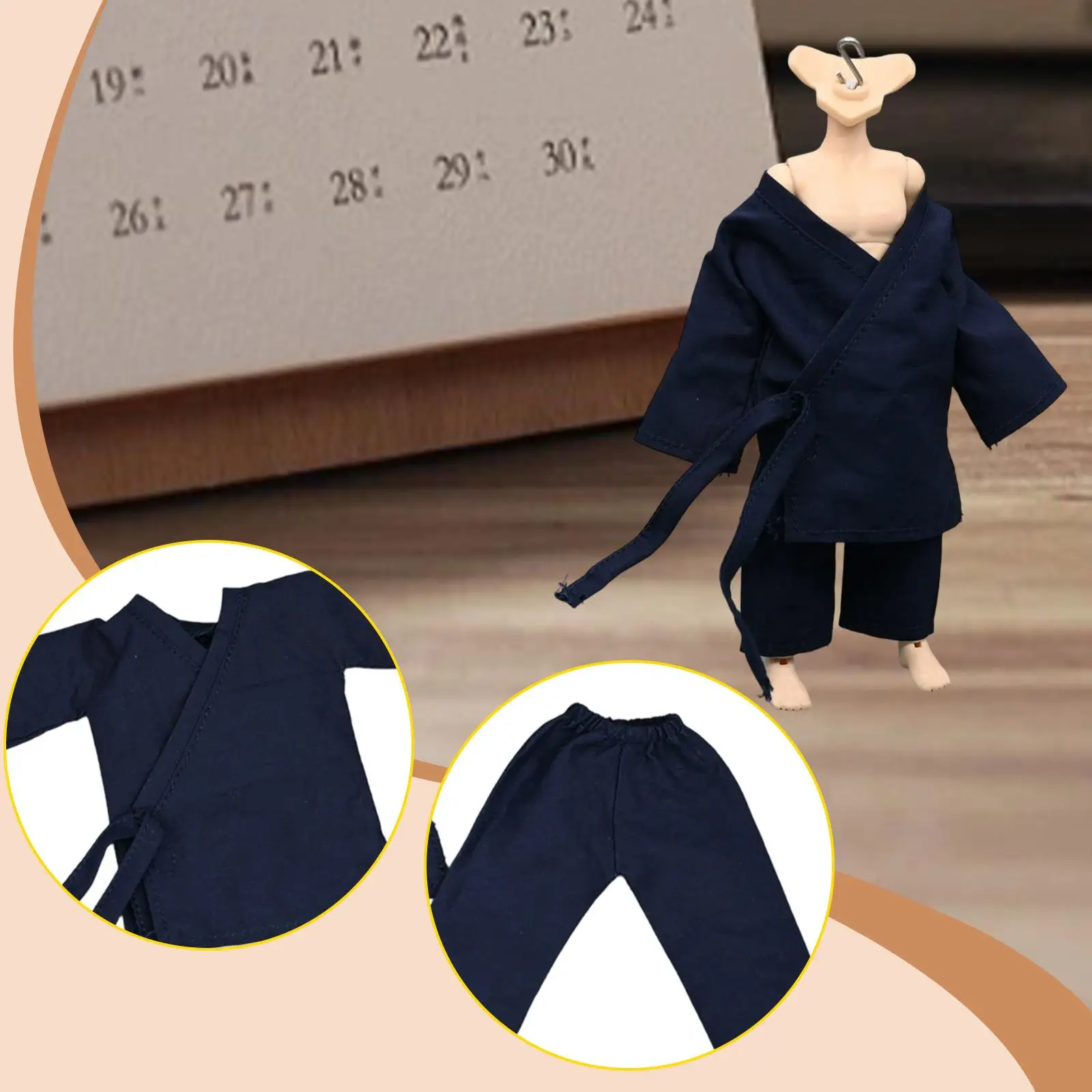 Disfraz de traje taoísta infantil para juegos y fotos - imagen 5