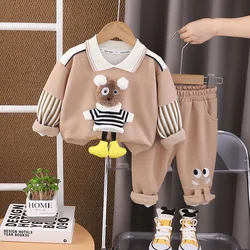 Conjunto bebé primavera-otoño camiseta manga larga pantalón infantil