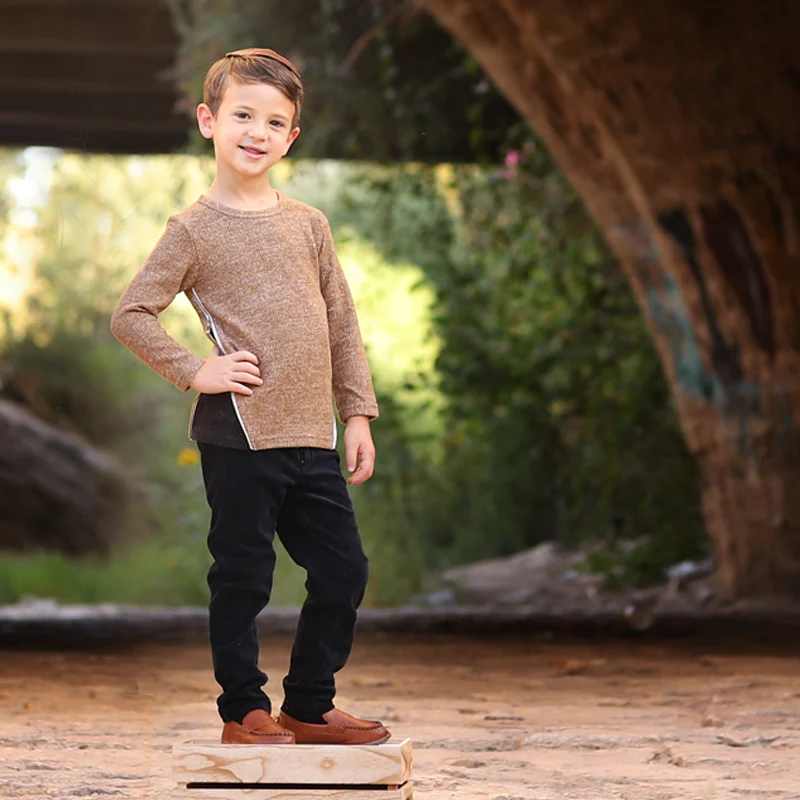 Conjunto de algodón acanalado para bebé y niño – Ideal para invierno - imagen 4
