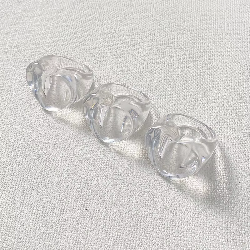 Combinación de varios anillos de corazón