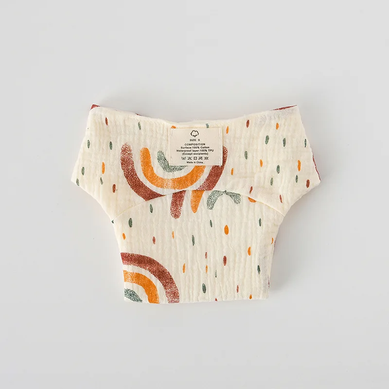 Pañal reutilizable de algodón orgánico para bebé – Ecológico y lavable - imagen 4