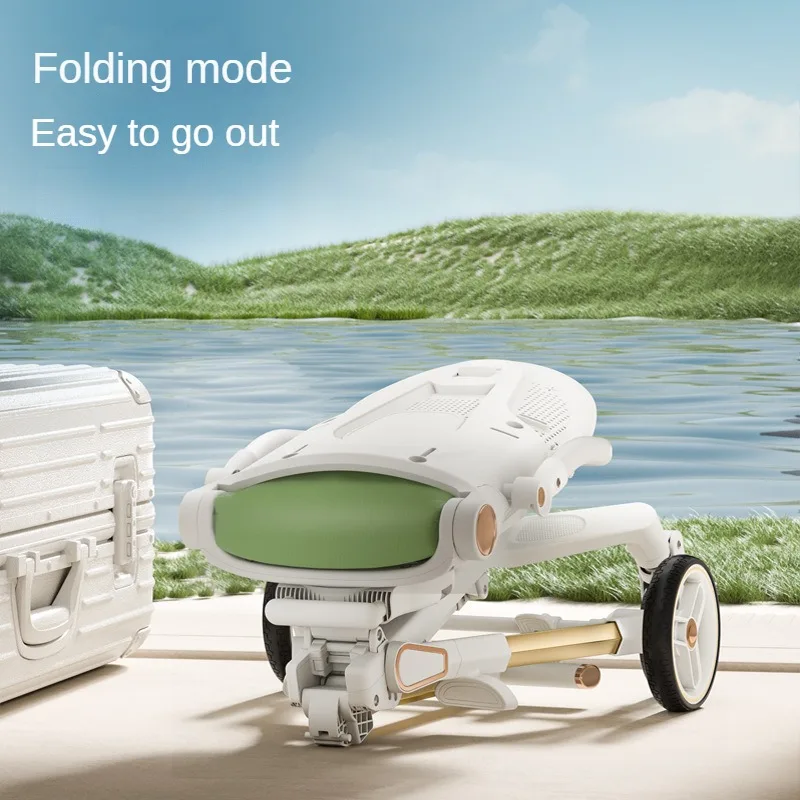 Silla de paseo plegable ligera – Dos posiciones y manillar ajustable - imagen 4