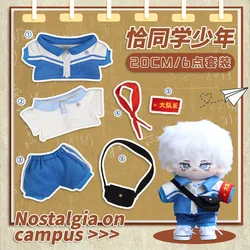 Conjunto de uniforme estudiante colegial para muñecas – accesorios