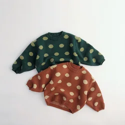 MILANCEL Jersey de punto abrigado para niños – Ideal otoño e invierno