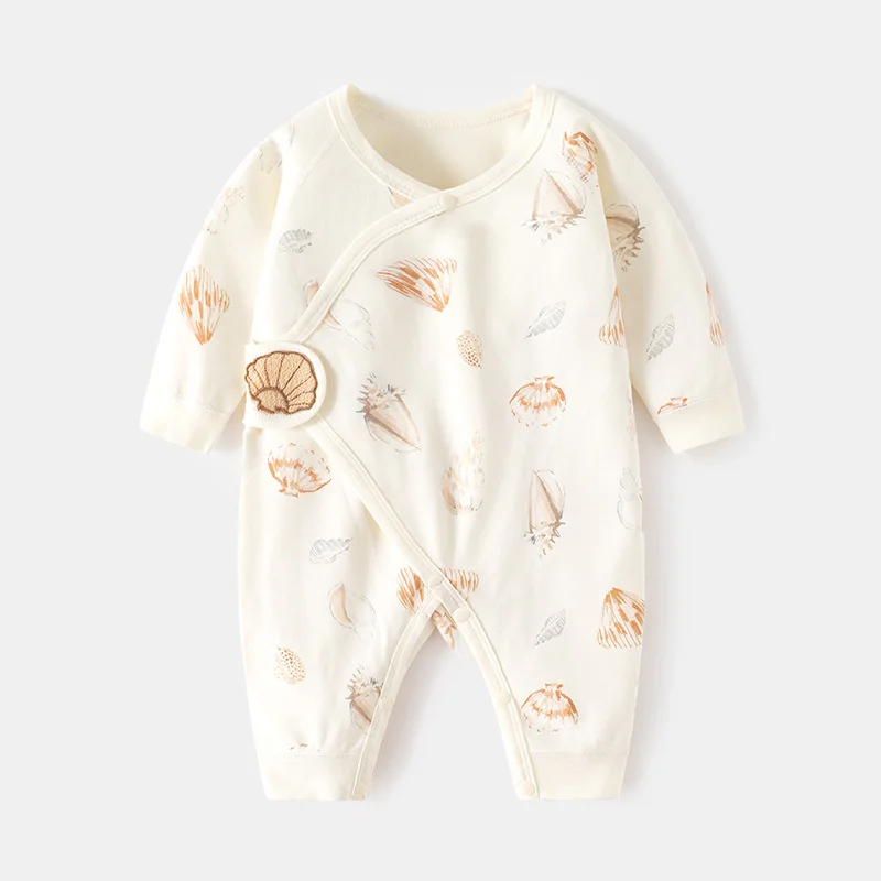 Pelele de algodón estampado para bebé recién nacido – primavera