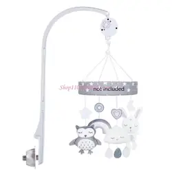 Soporte de móvil para cuna bebé con brazo y caja de música infantil