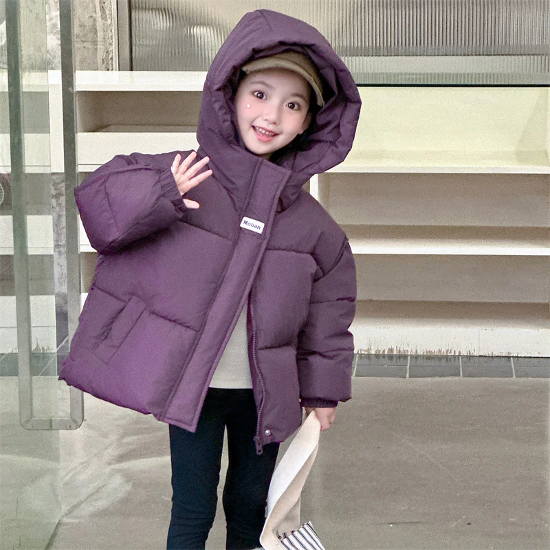 Parka de plumón con capucha para niño, abrigo cálido y transpirable - imagen 2