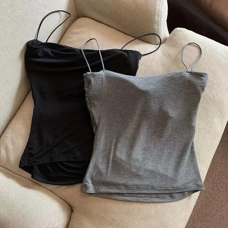 Pure Desire Summer Spice Girls top plisado de tirantes finos mujer - imagen 2