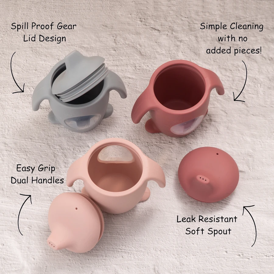 Taza resistente y fácil de limpiar