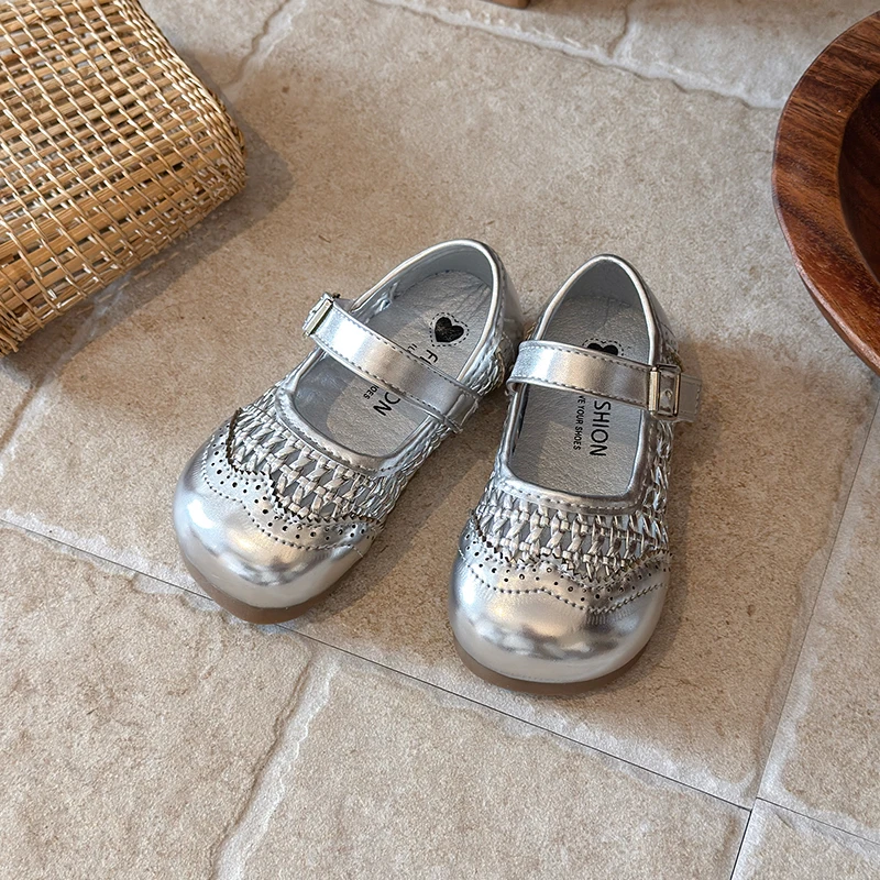 Sandalias de verano tipo princesa con suela antideslizante para niñas - imagen 2