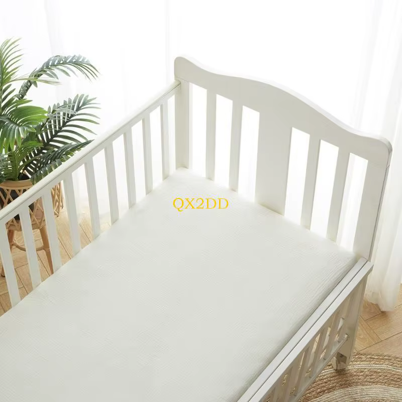 QX2D Sábana ajustable de algodón para colchón de cuna - imagen 5