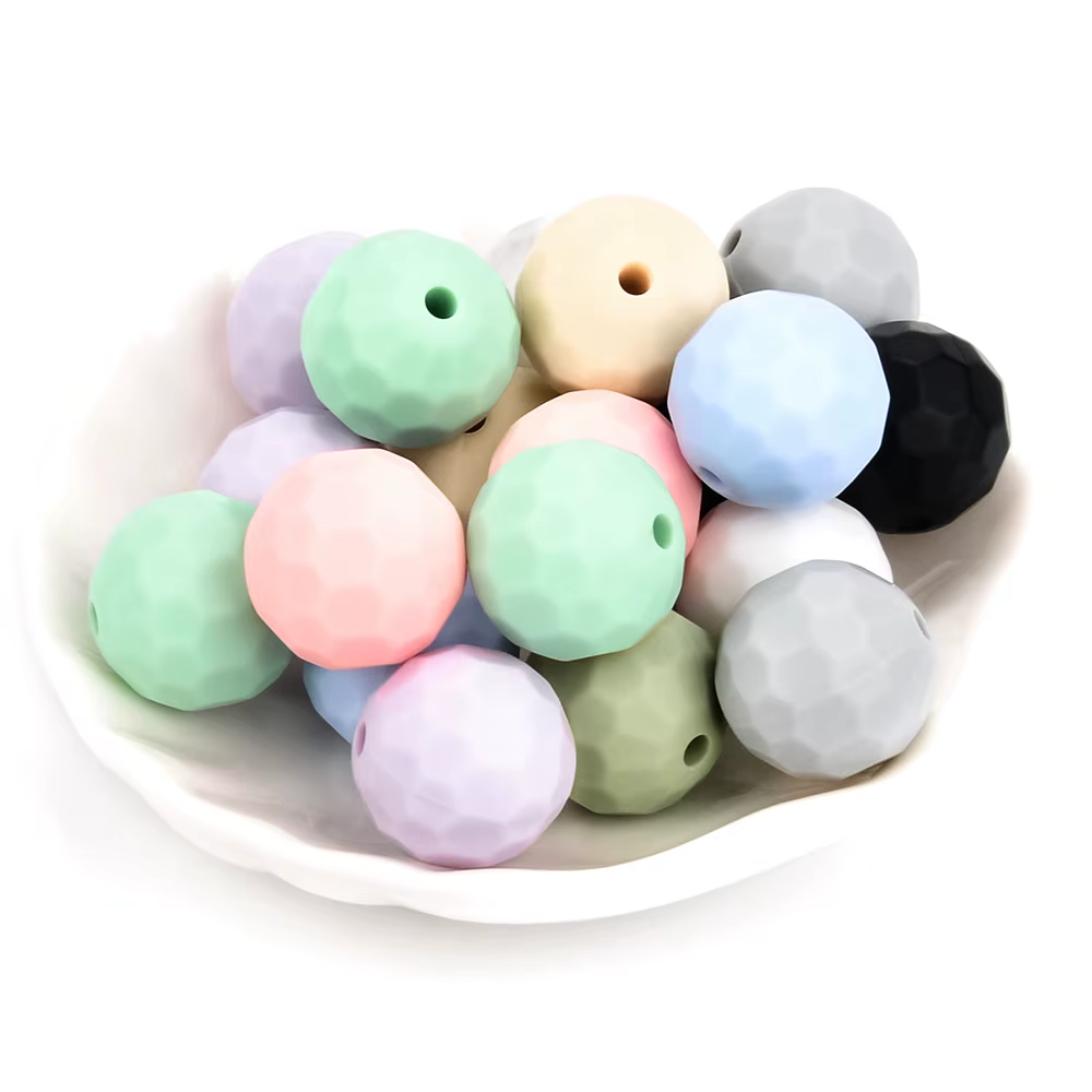 Cuentas de silicona 12mm en varios colores