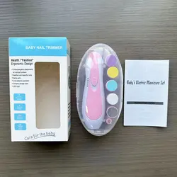 Cortauñas bebé eléctrico multifuncional para el cuidado de uñas