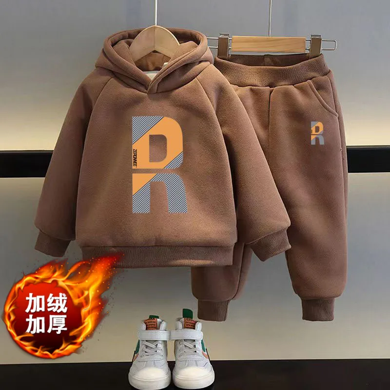 Conjunto sudadera y pantalón de algodón para niño otoño-invierno - imagen 2