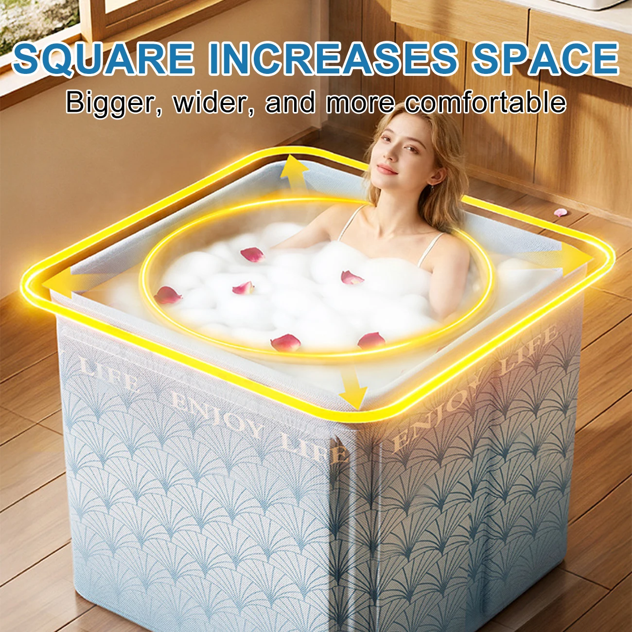 Bañera plegable para baño de hielo y agua caliente de terapia - imagen 2