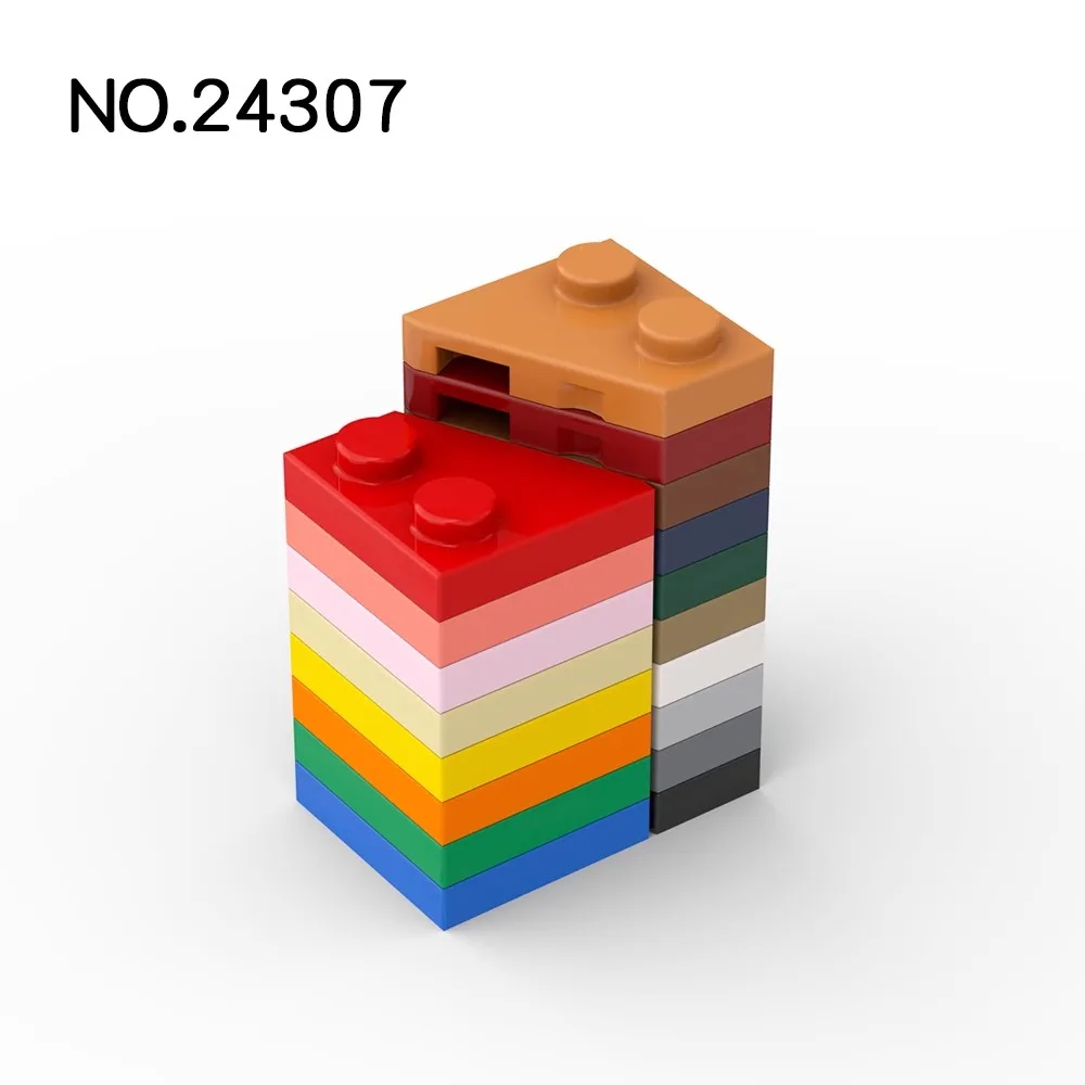 Bloques de construcción cuña y placa 2x2 modular derecha MOC - imagen 5