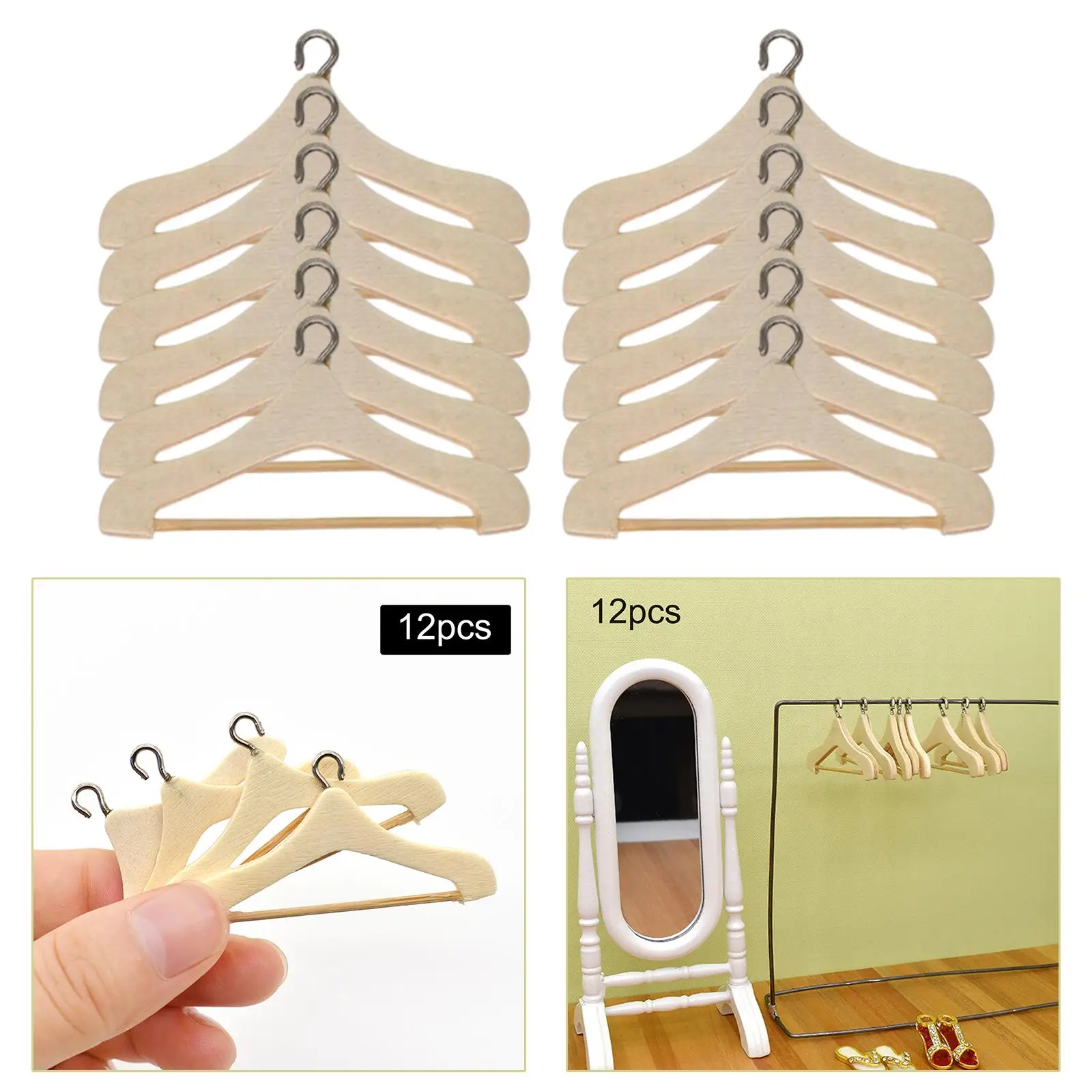 Pesas miniatura de madera para habitación infantil - imagen 3