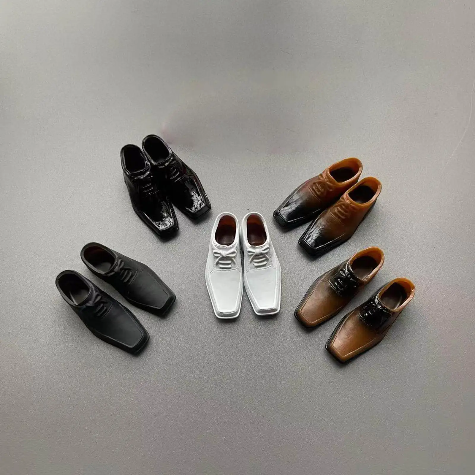Zapatos de vestir para muñecas con punta cuadrada, estilo clásico - imagen 3