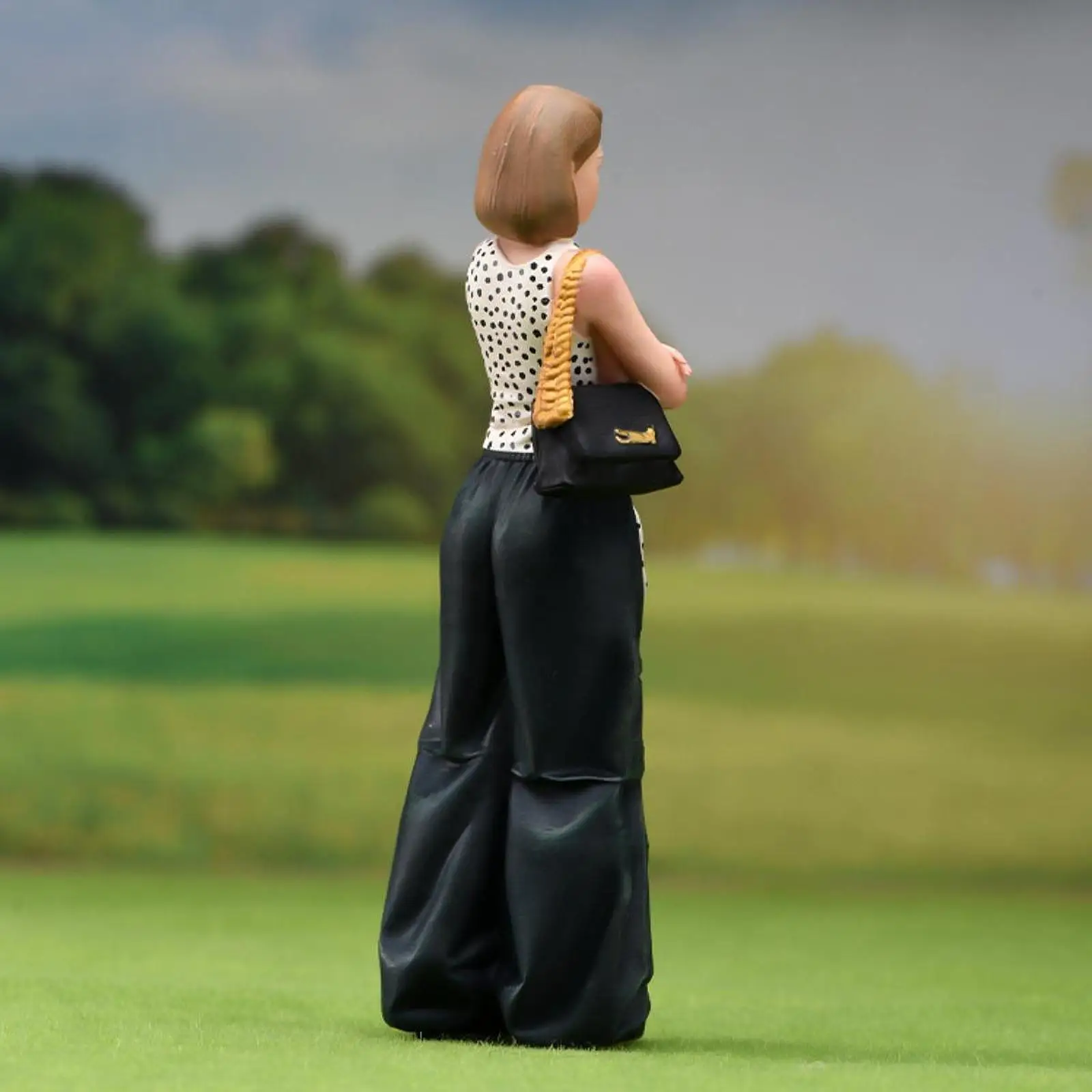 Figuras de miniatura pintadas a mano realistas para diorama