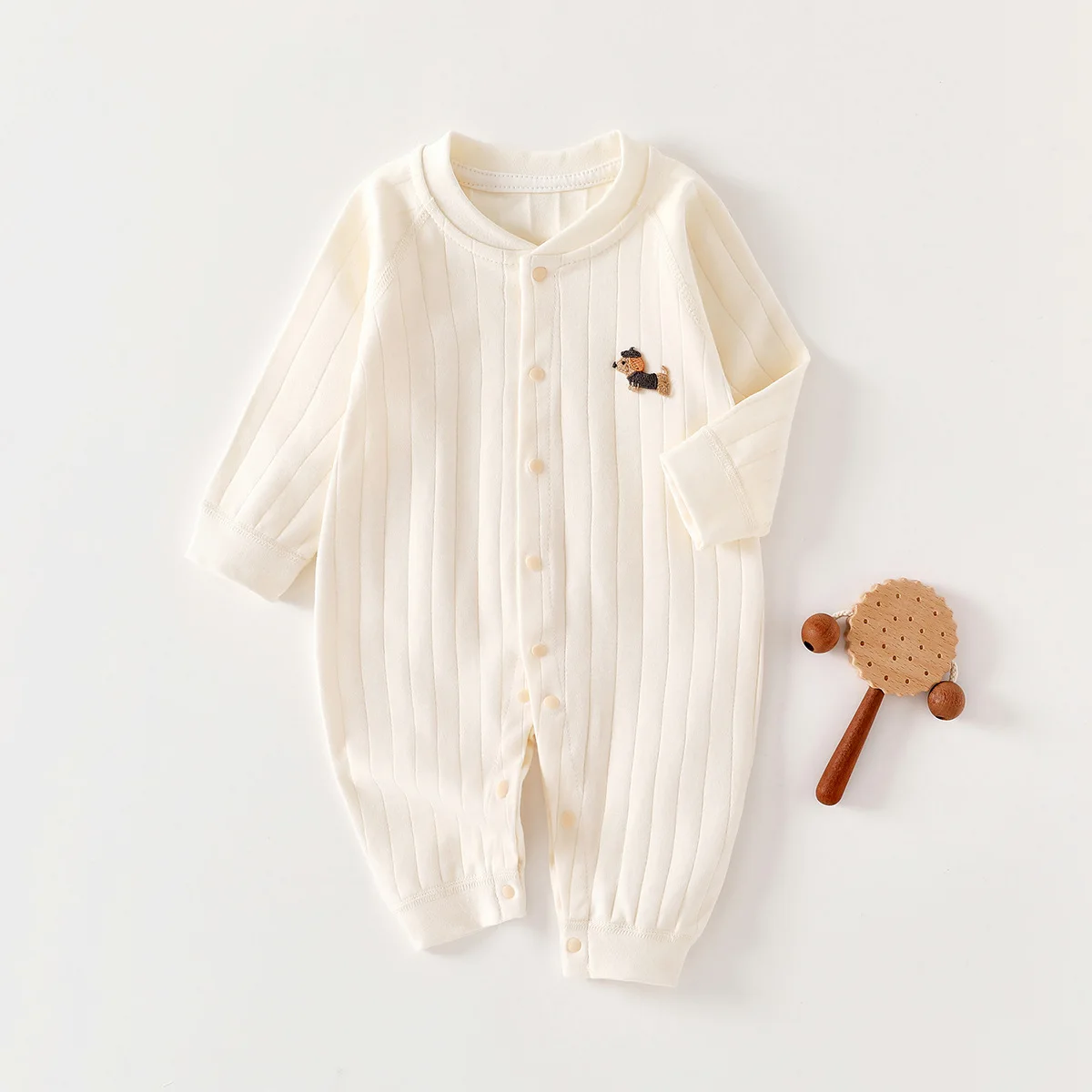 Somenine Mono bebé de algodón puro - Unisex, todo el año cómodo