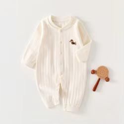 Somenine Mono bebé de algodón puro - Unisex, todo el año cómodo