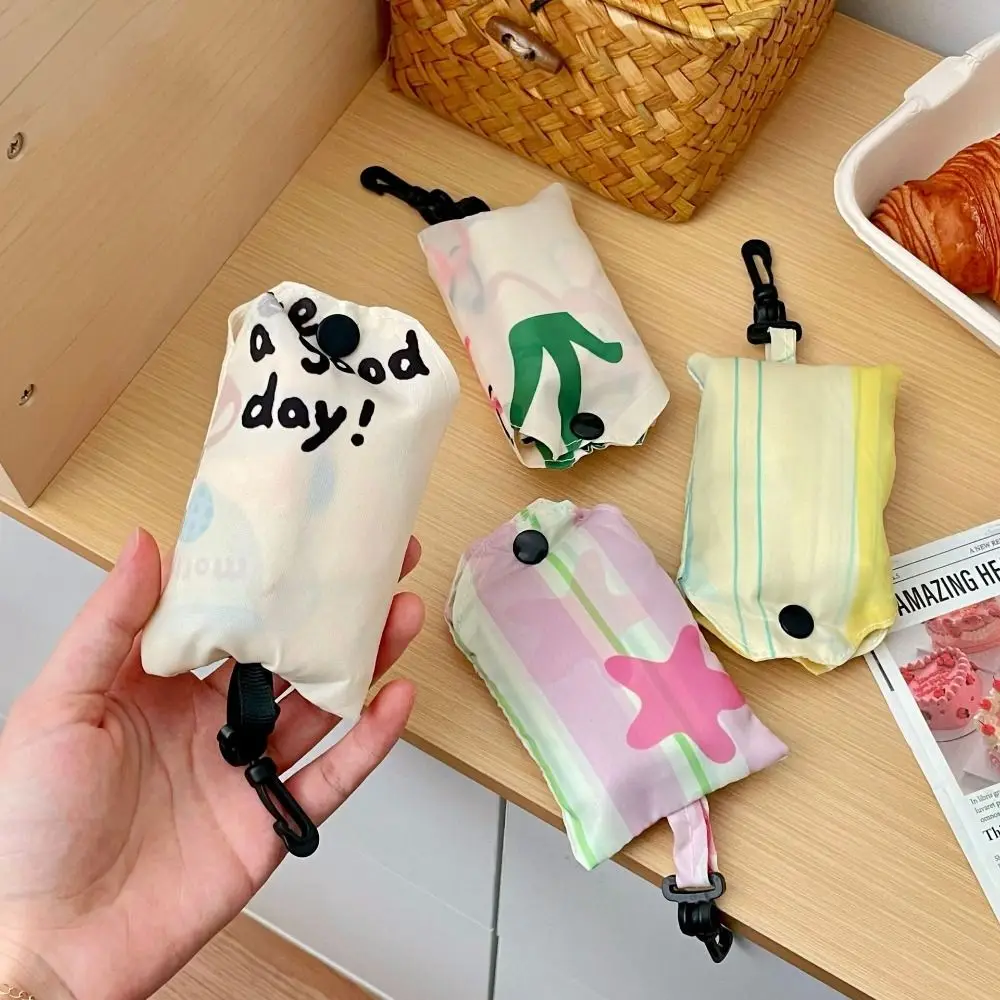Bolsa plegable reutilizable impermeable con diseños de dibujos - imagen 5