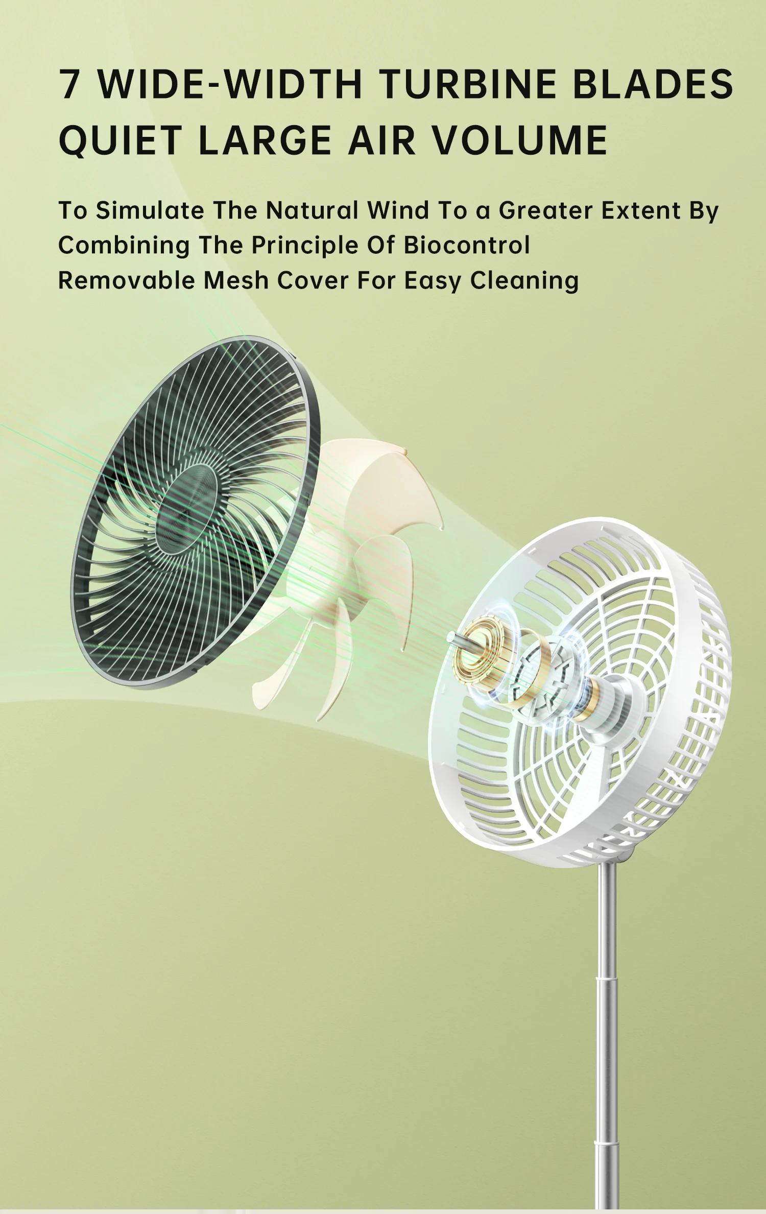 Control remoto del ventilador sobre superficie