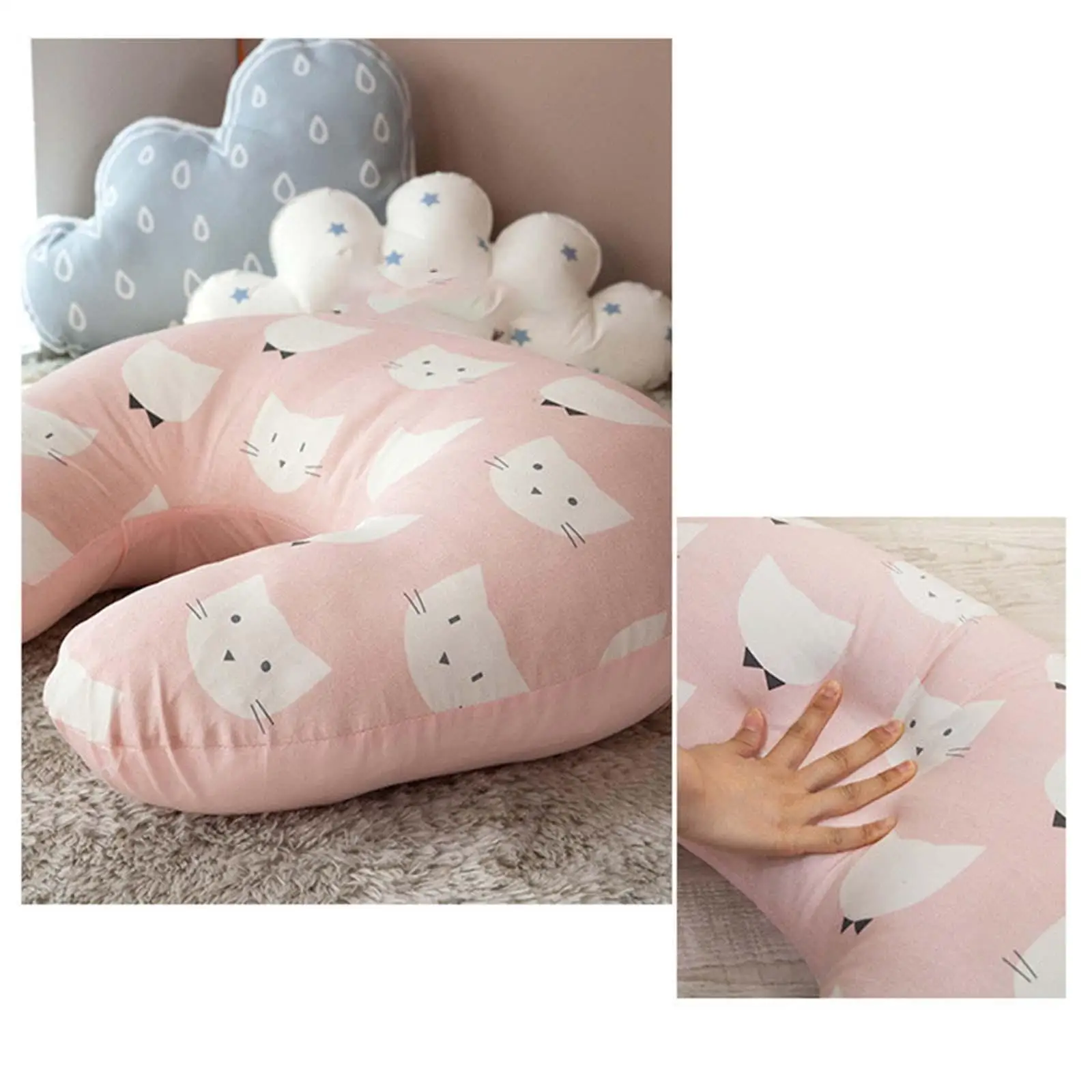 Almohada de lactancia con cremallera oculta y soporte transpirable - imagen 3